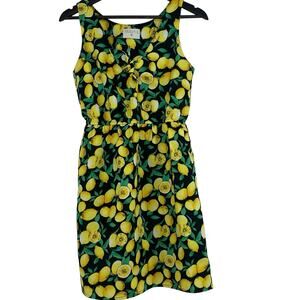 Compania Fantastica Lemon Sleeveless Mini Dress Small